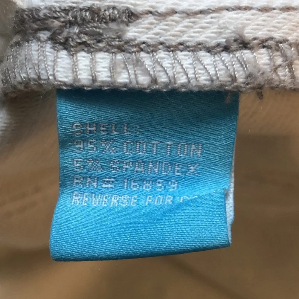 J. McLaughlin Lexie gray and yellow slim comfort jeans NWOT Sz 10 - Picture 7 of 9